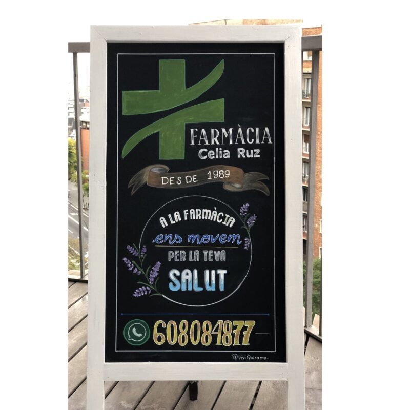 Pizarra para Farmácia